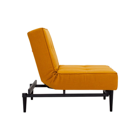Splitback Styletto Easy Chair / Black Wood